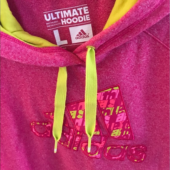 Adidas sweatshirt hoodie pink Size L - Picture 6 of 8